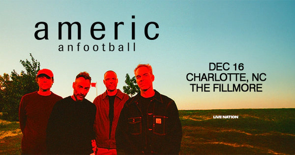 Enter to win tickets to American Football at The Fillmore!