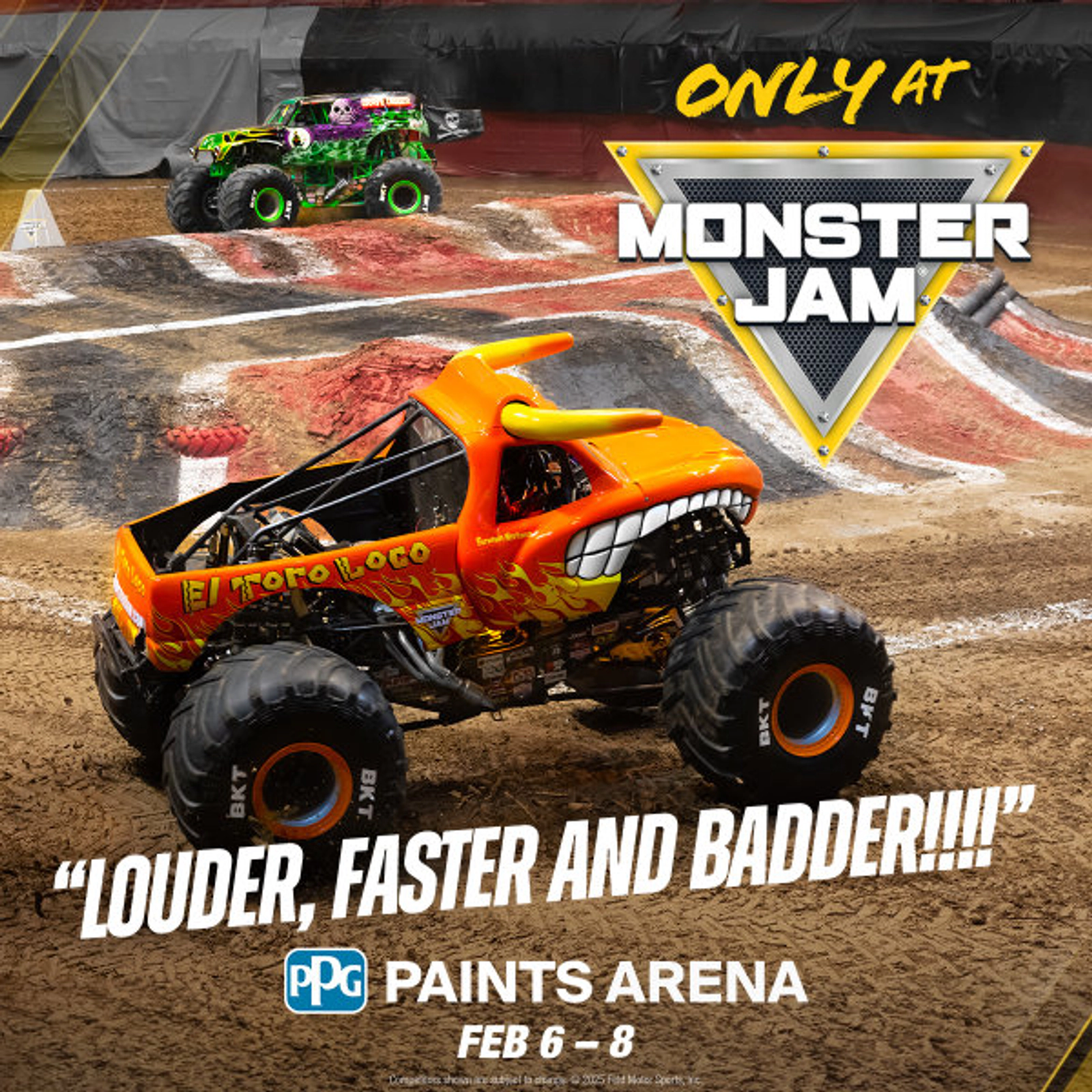 Win a family four pack of tickets to Monster Jam!