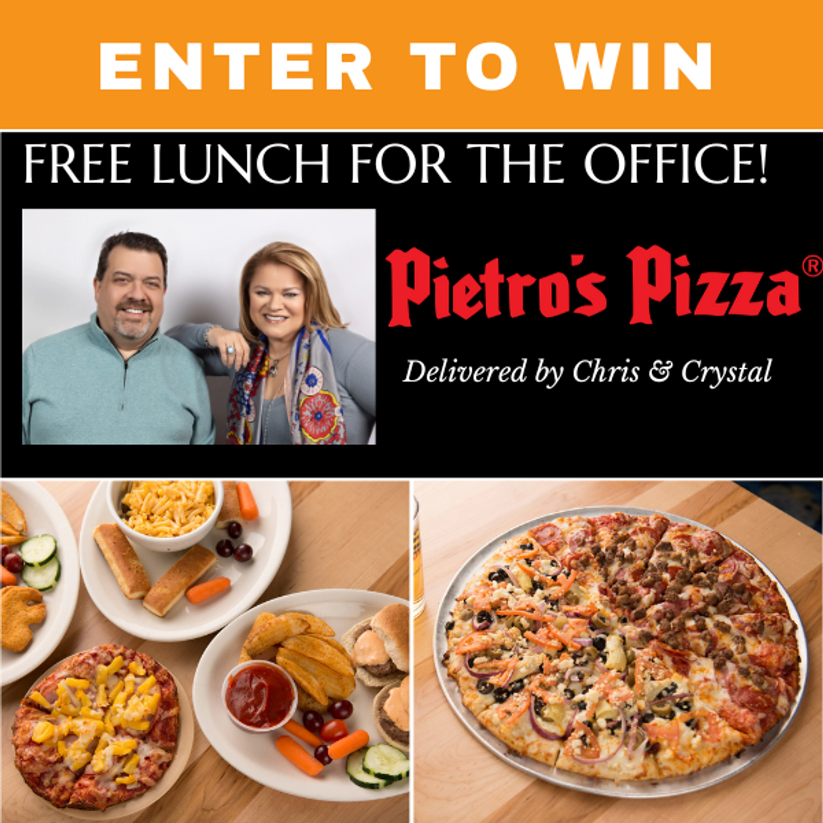 Win a free lunch for 20!
