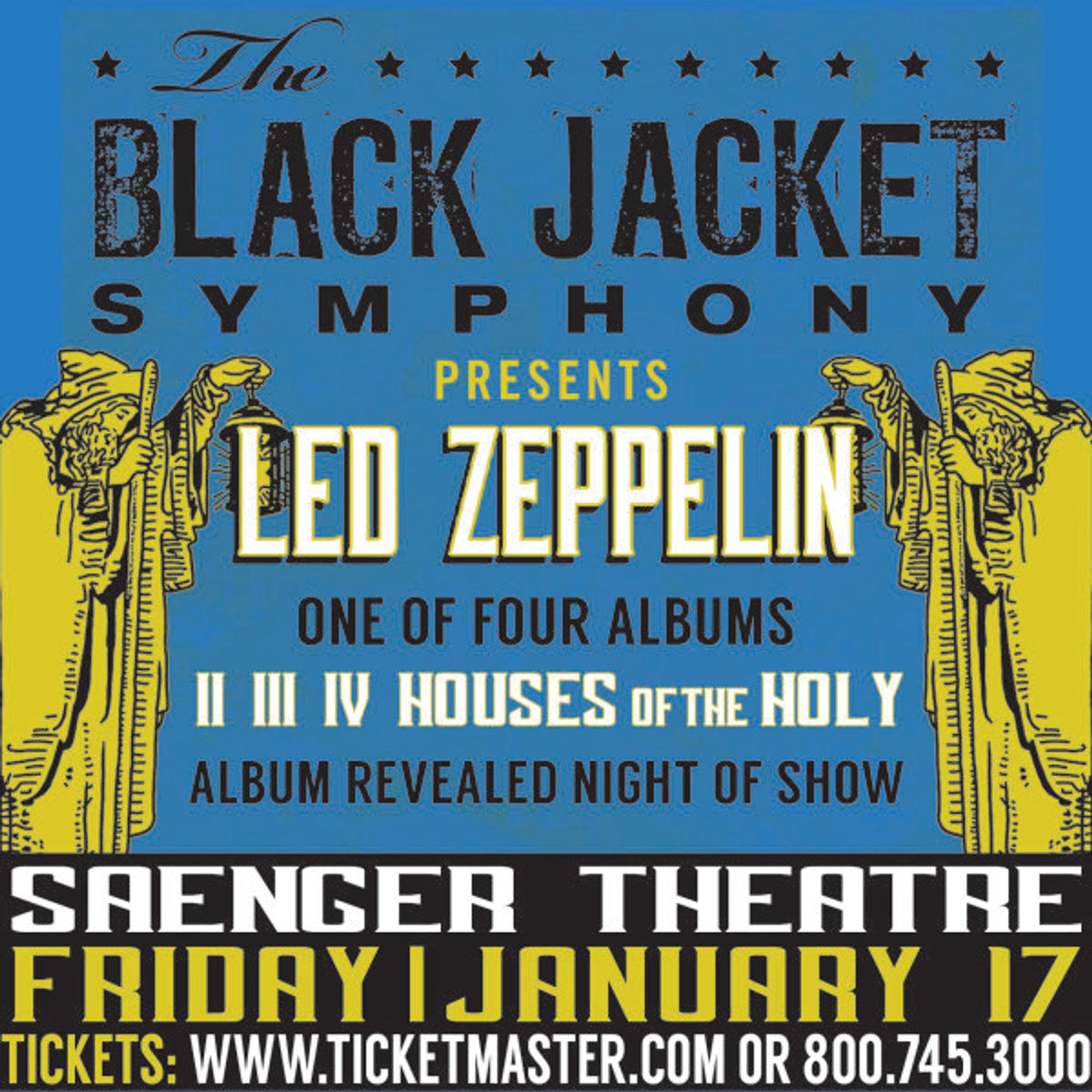 Win tickets to Black Jacket Symphony : Led Zeppelin Mobile Saenger! - Thumbnail Image