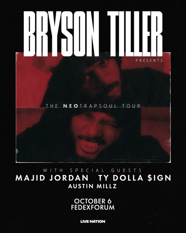 Enter For Your Chance To See Bryson Tiller Oct. 6th at FedEx Forum