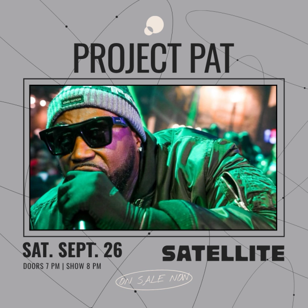 Win Tickets to See Project Pat Live in Memphis Sat Sept. 26 at Satellite Music Hall
