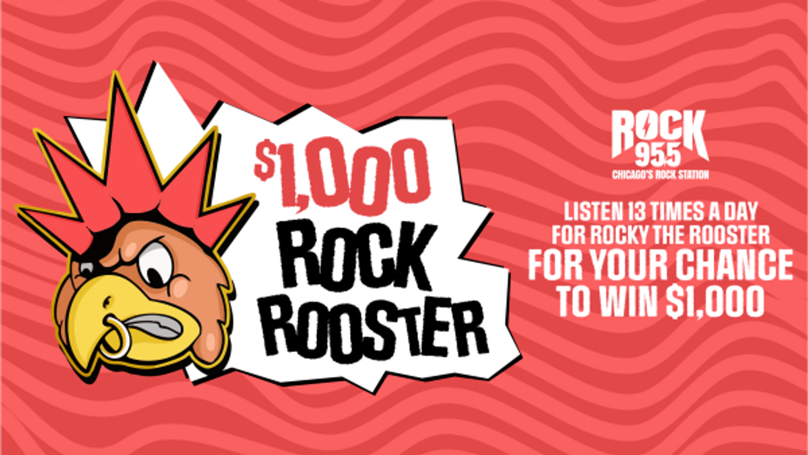Win $1,000 From Rocky The Rooster