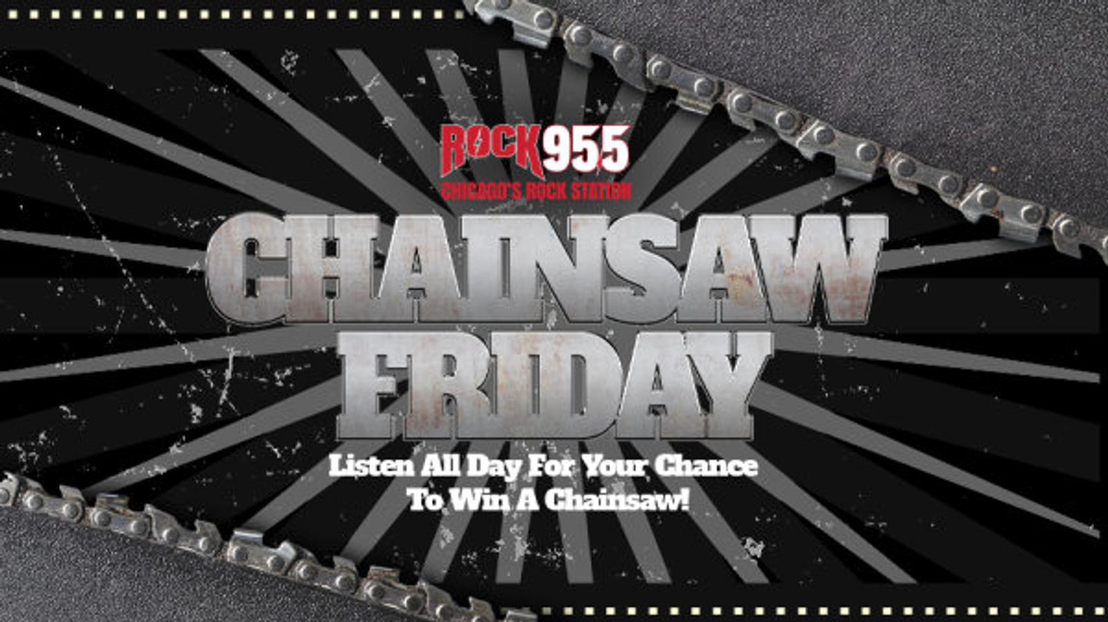 Listen Every Friday For Chainsaw Friday