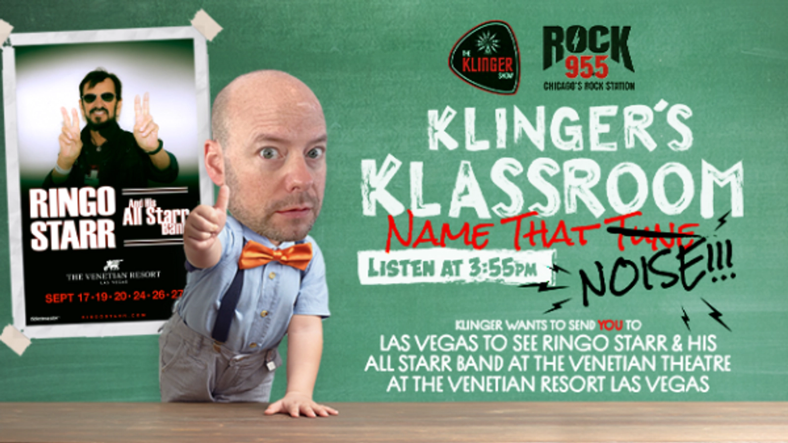 You Could Win A Trip To Las Vegas To See Ringo Starr - In Klinger's Klassroom