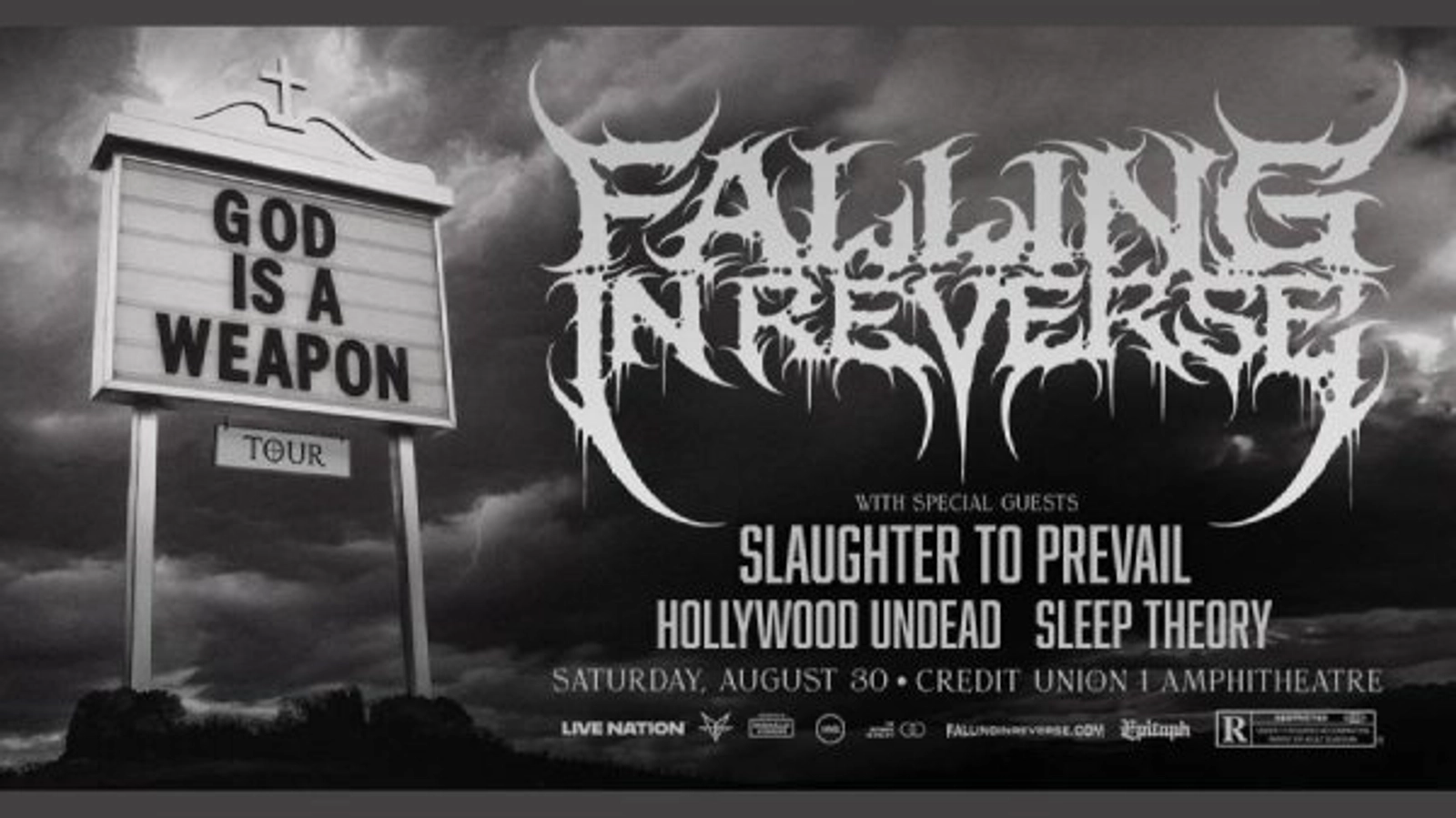Win Tickets To Falling In Reverse: God Is A Weapon Tour