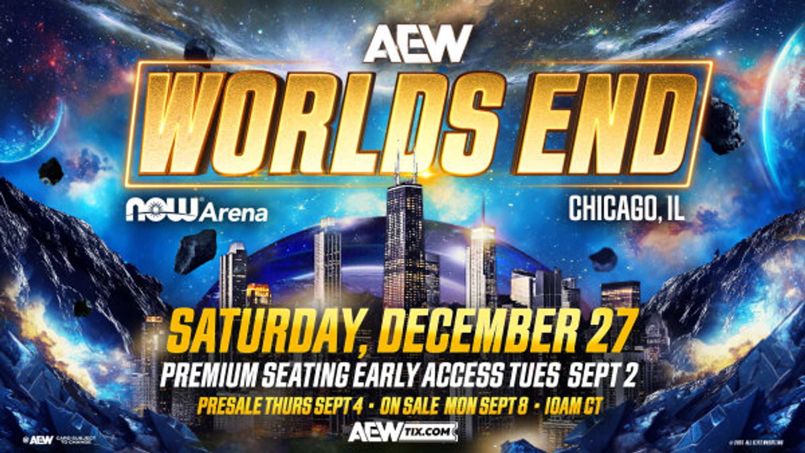 Win Tickets To AEW Worlds End