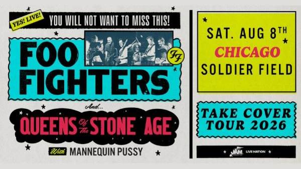 Win Tickets To Foo Fighters: TAKE COVER TOUR 2026