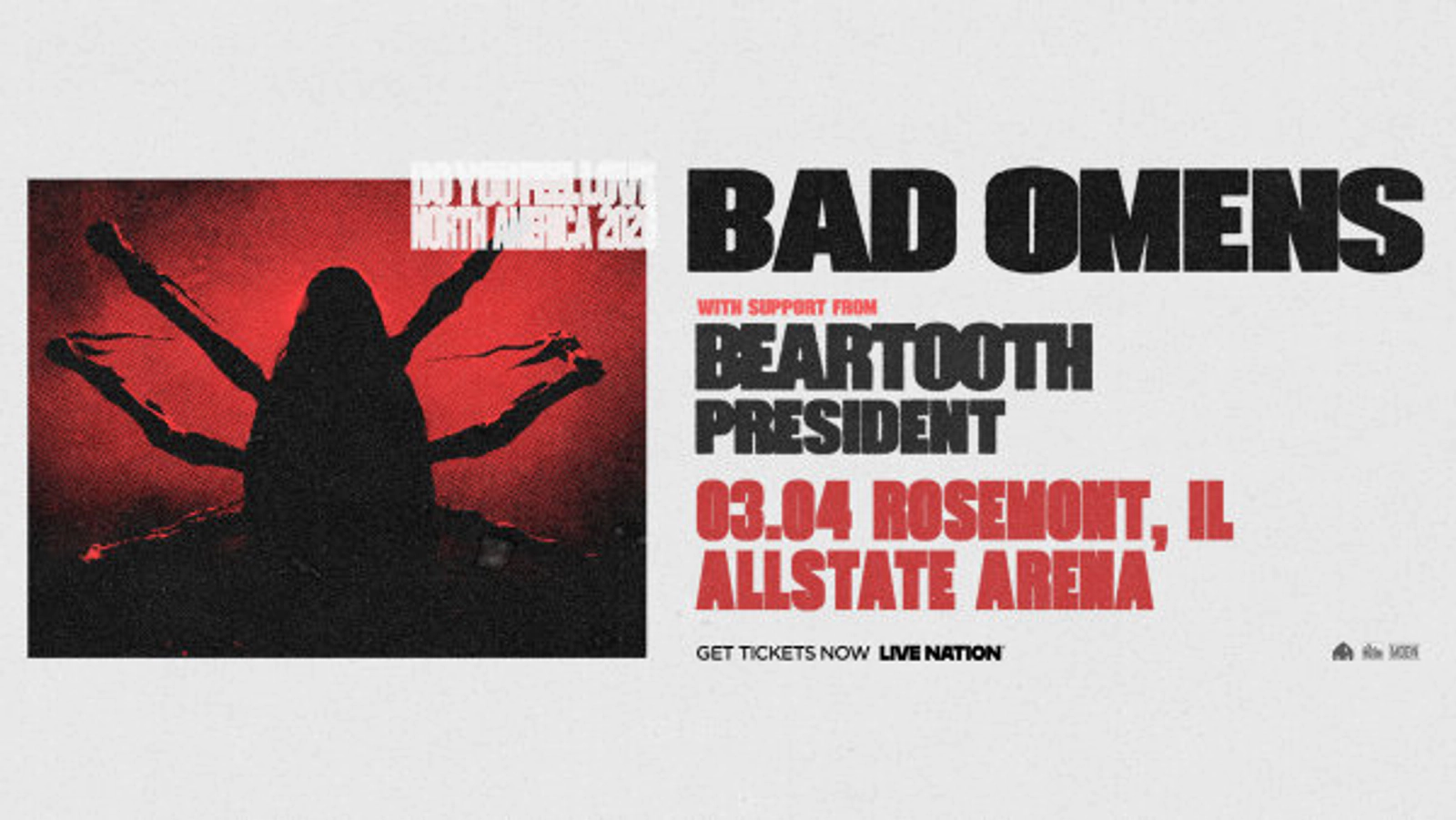 Win Tickets To BAD OMENS - DO YOU FEEL LOVE NORTH AMERICAN TOUR