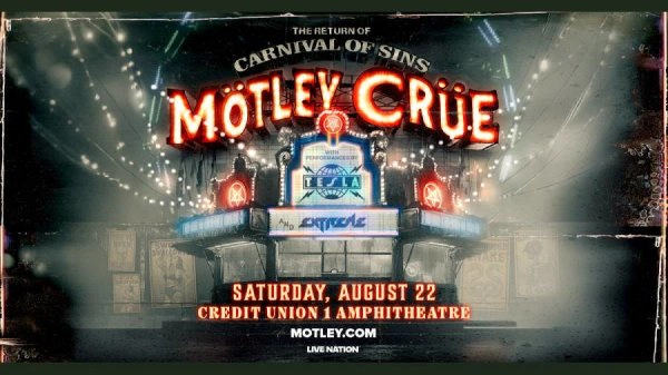 Win Tickets To The Return Of The Carnival Of Sins: Mötley Crüe