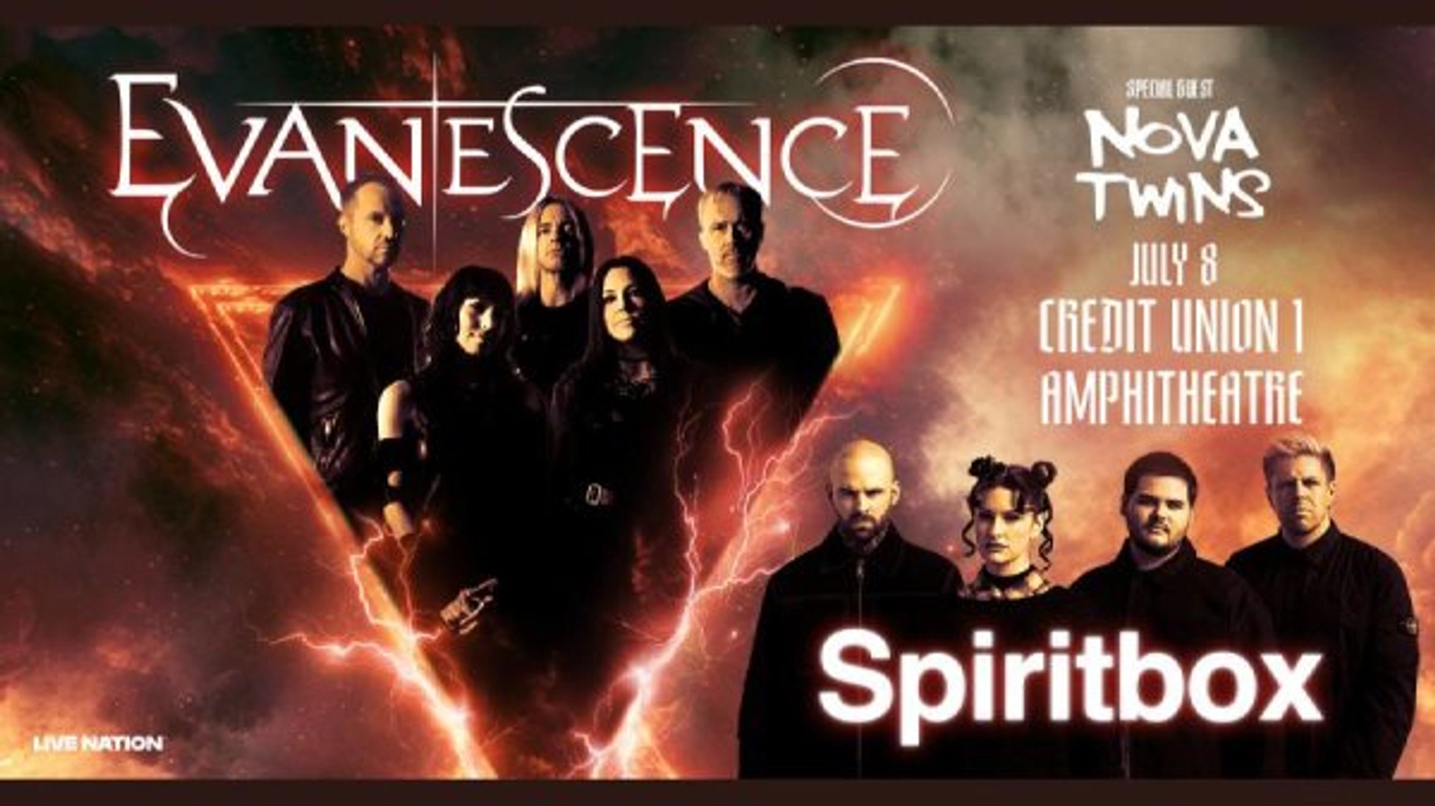 Win Tickets To Evanescence 2026 World Tour With Spiritbox And Nova Twins