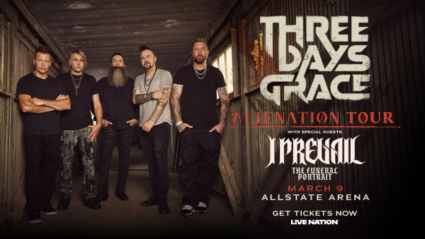 Win Tickets To Three Days Grace - Alienation Tour