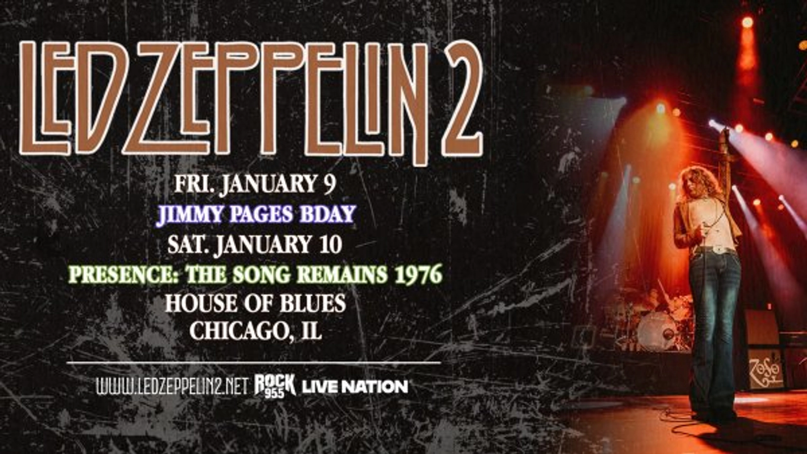 Win 2DAY PASSES To Led Zeppelin 2