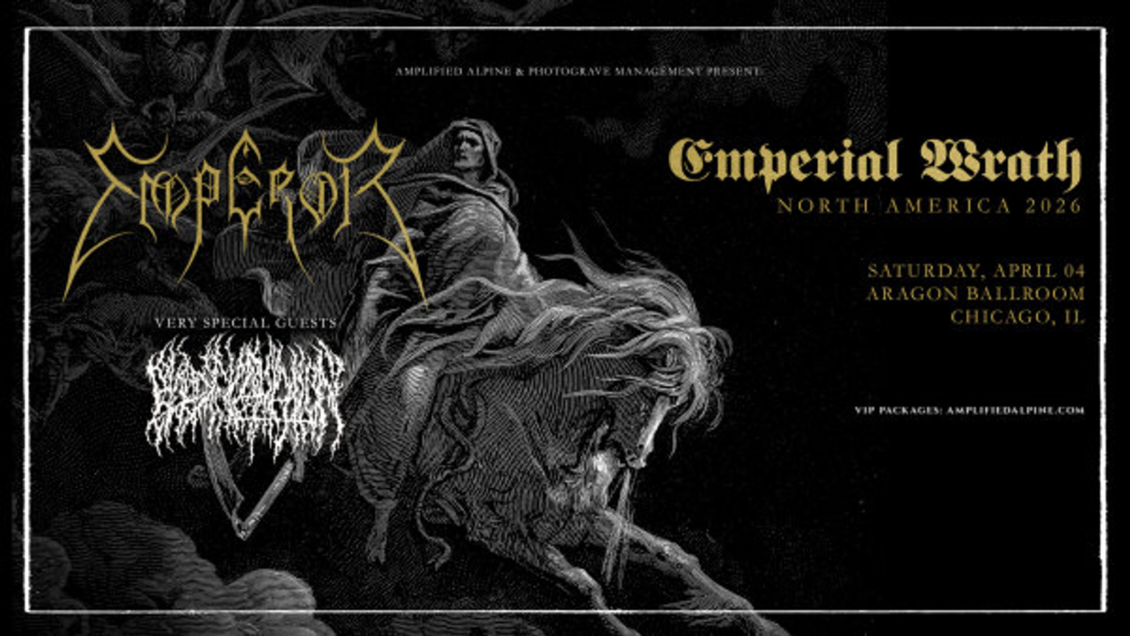 Win Tickets To Amplified Alpine Presents Emperor: The Emperial Wrath Tour