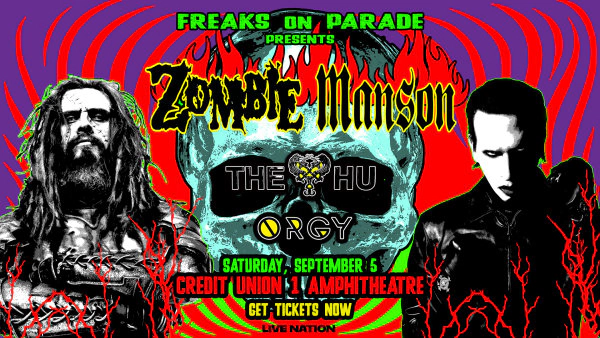 Win Tickets To Rob Zombie & Marilyn Manson with The Hu & Orgy