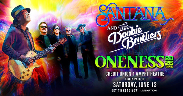 Win Tickets To Santana & The Doobie Brothers - Oneness Tour 2026
