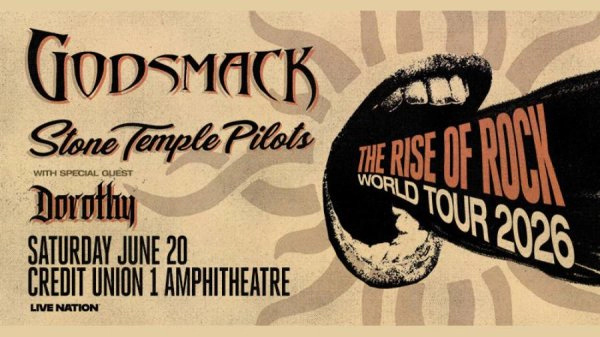 Win Tickets To GODSMACK - The Rise of Rock World Tour 2026
