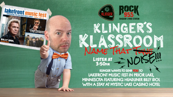 You Could Win A Trip To see Billy Idol At Lakefront Music Fest In Prior Lake, Minnesota - In Klinger's Klassroom