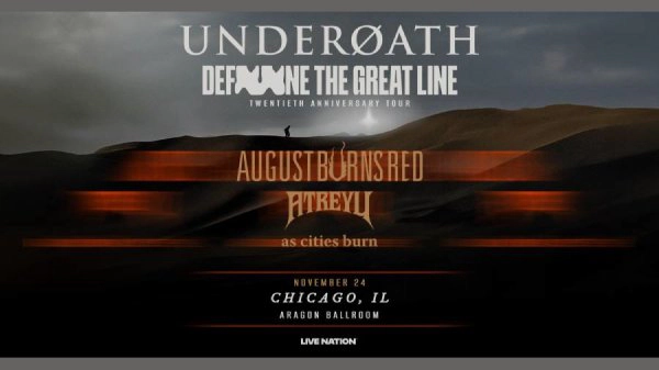 Win Tickets To Underoath - Define the Great Line 20th Anniversary Tour