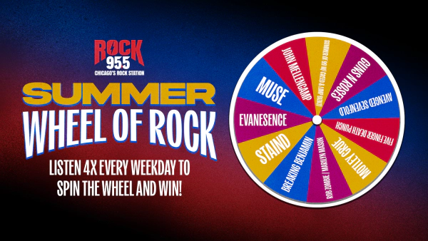 Spin The Summer Wheel Of Rock Every Weekday For Your Chance To Win!