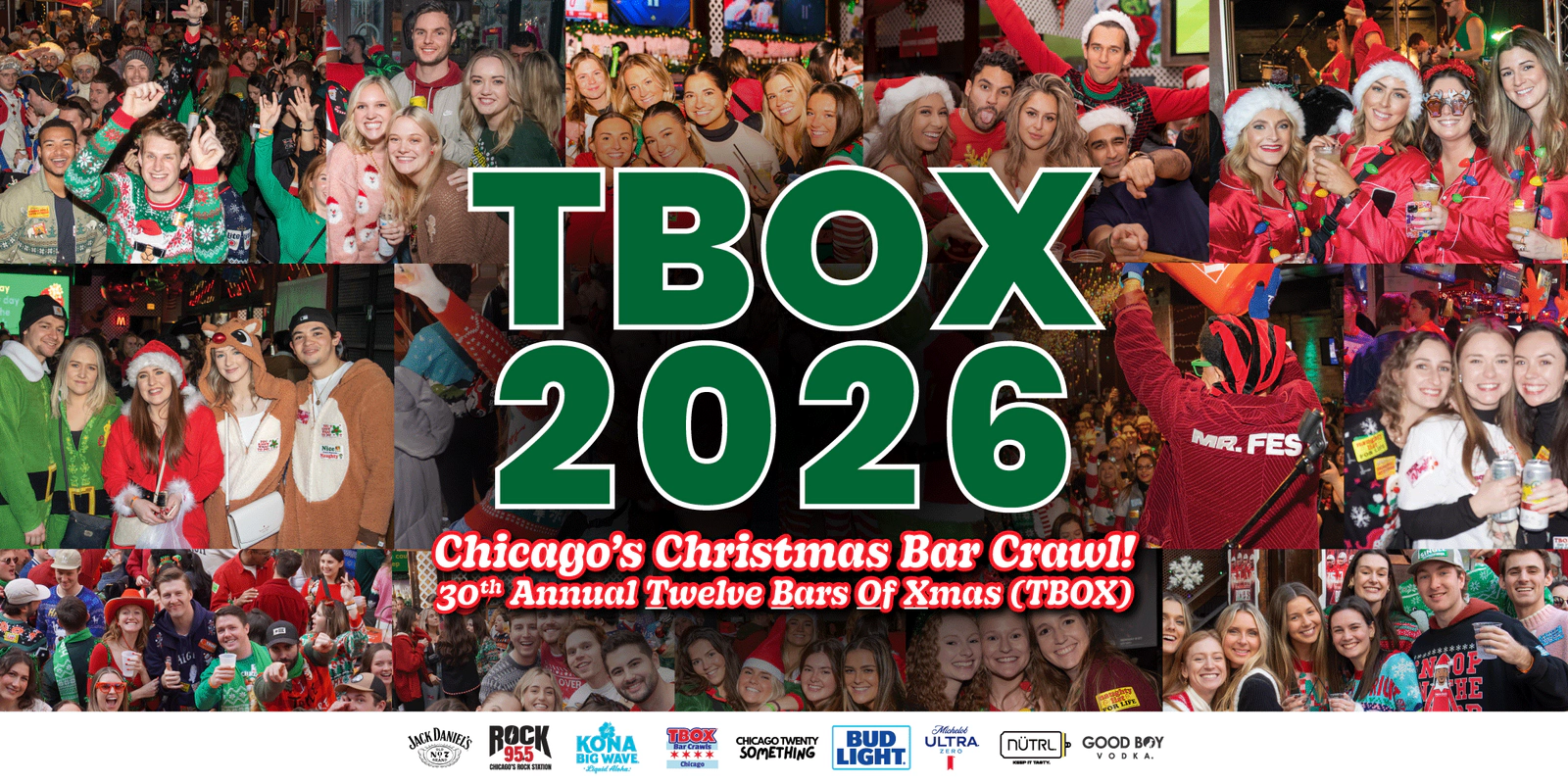 Win Tickets To TBOX Christmas Bar Crawl 2026