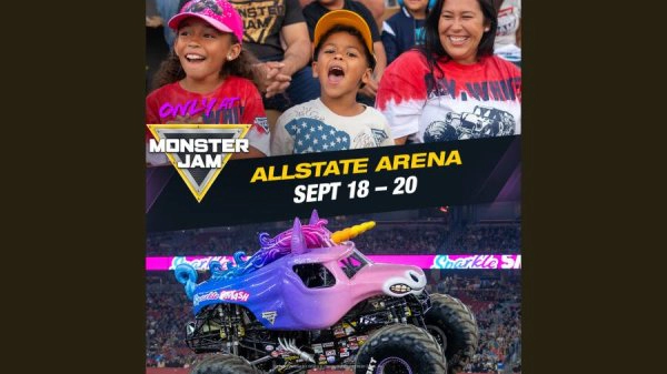 Enter to win 4 tickets to the Monster Jam, September 18th at the Allstate Arena