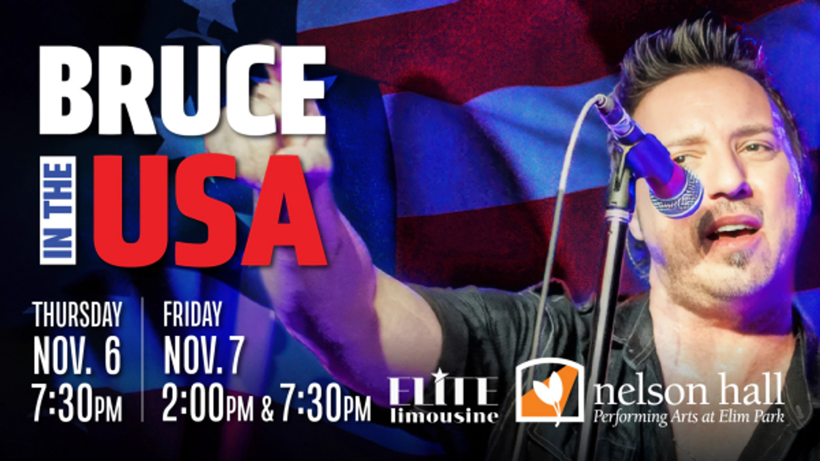 Win Bruce In The USA Tickets at Nelson Hall!