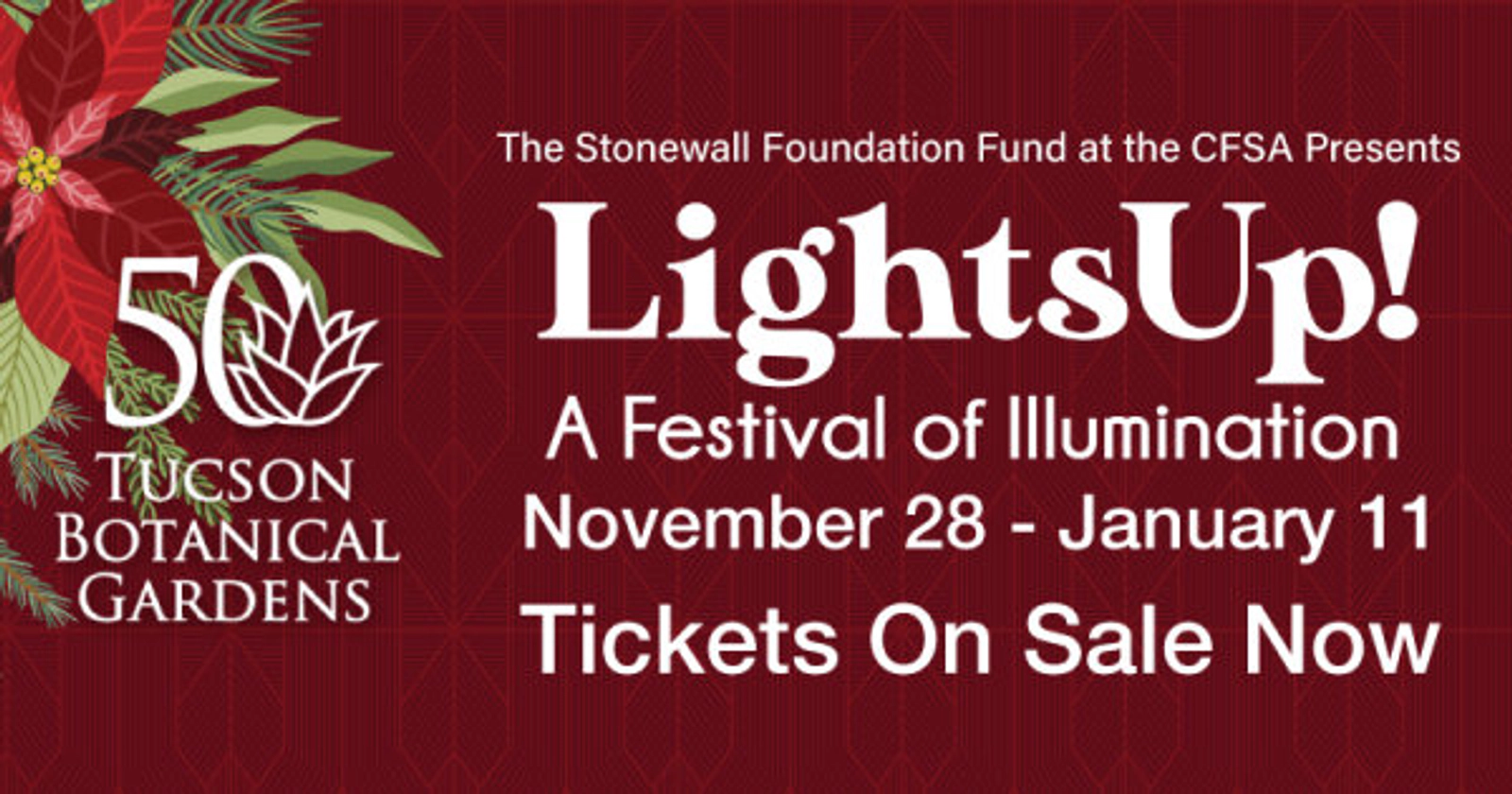 Win Tickets To LightsUp! A Festival of Illumination at the Tucson Botanical Gardens