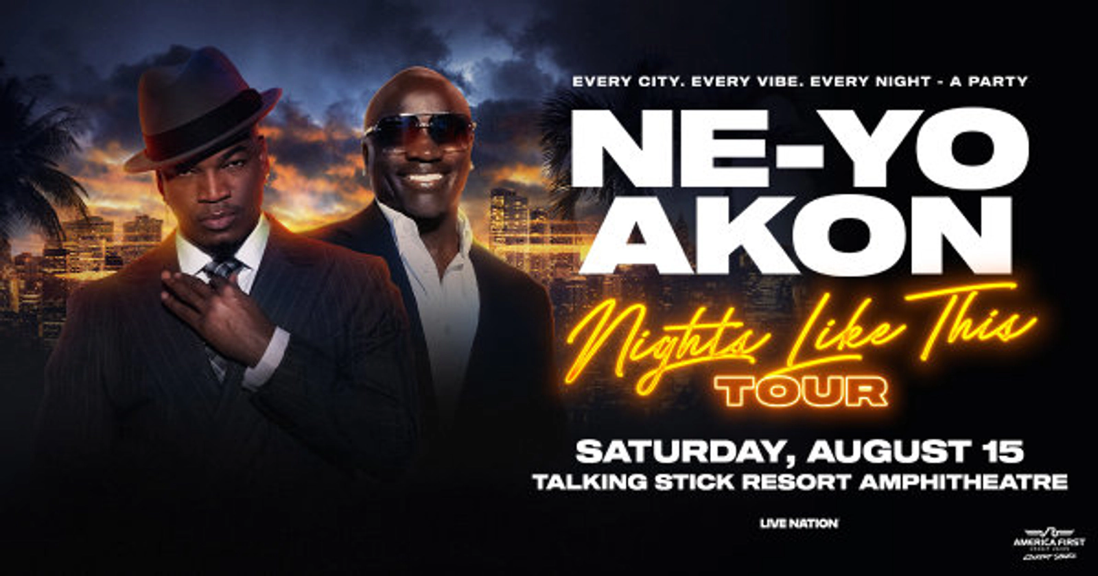 Win tickets to see NE-YO & AKON at Talking Stick Resort Amphitheatre