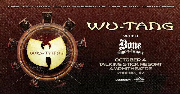 Win tickets to see Wu-Tang at Talking Stick Resort Amphitheatre!