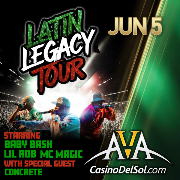 Win tickets to see the Latin Legacy Tour at AVA Amphitheater!