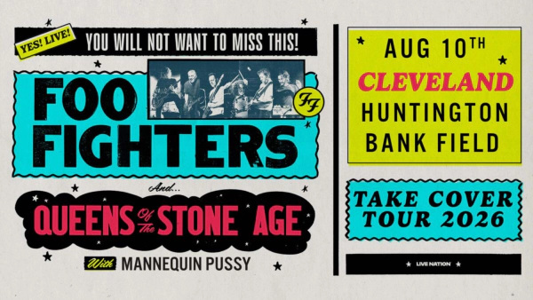 Win tickets to see Foo Fighters at Huntington Stadium in Cleveland!