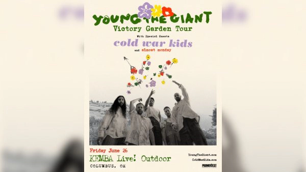 Win two tickets to see Young the Giant at KEMBA Live!