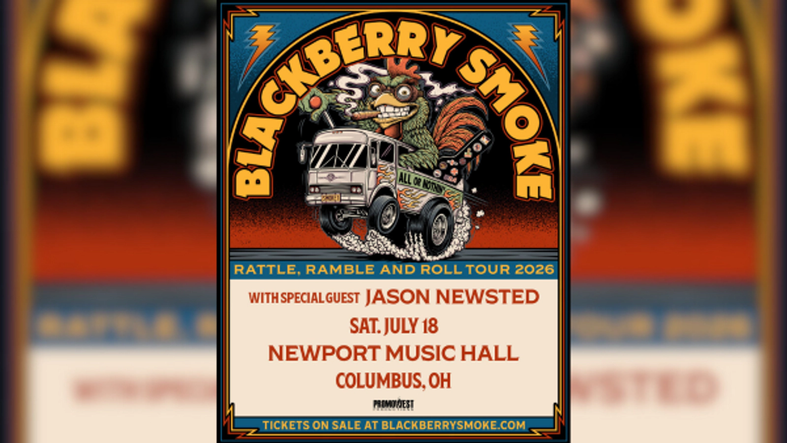 Win tickets to Blackberry Smoke at Newport Music Hall!