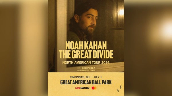 Win tickets to see Noah Kahan at Great American Ballpark!