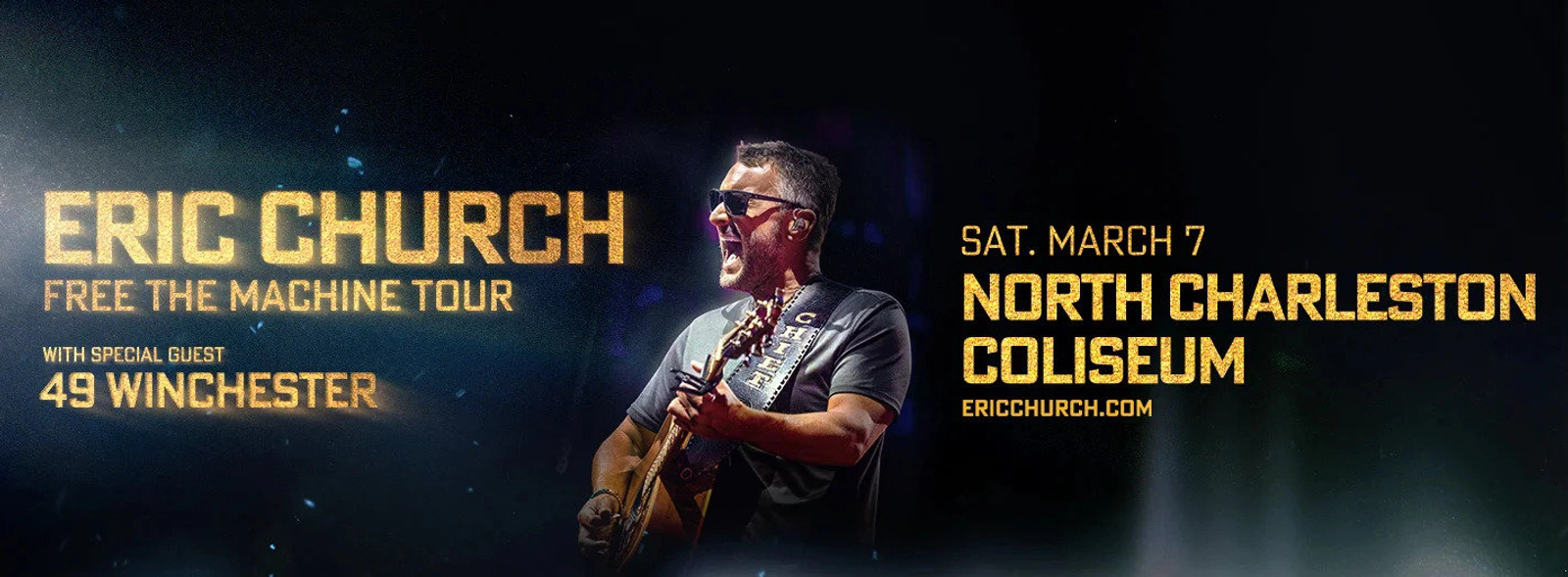 Eric Church at the North Charleston Coliseum 3/7/26