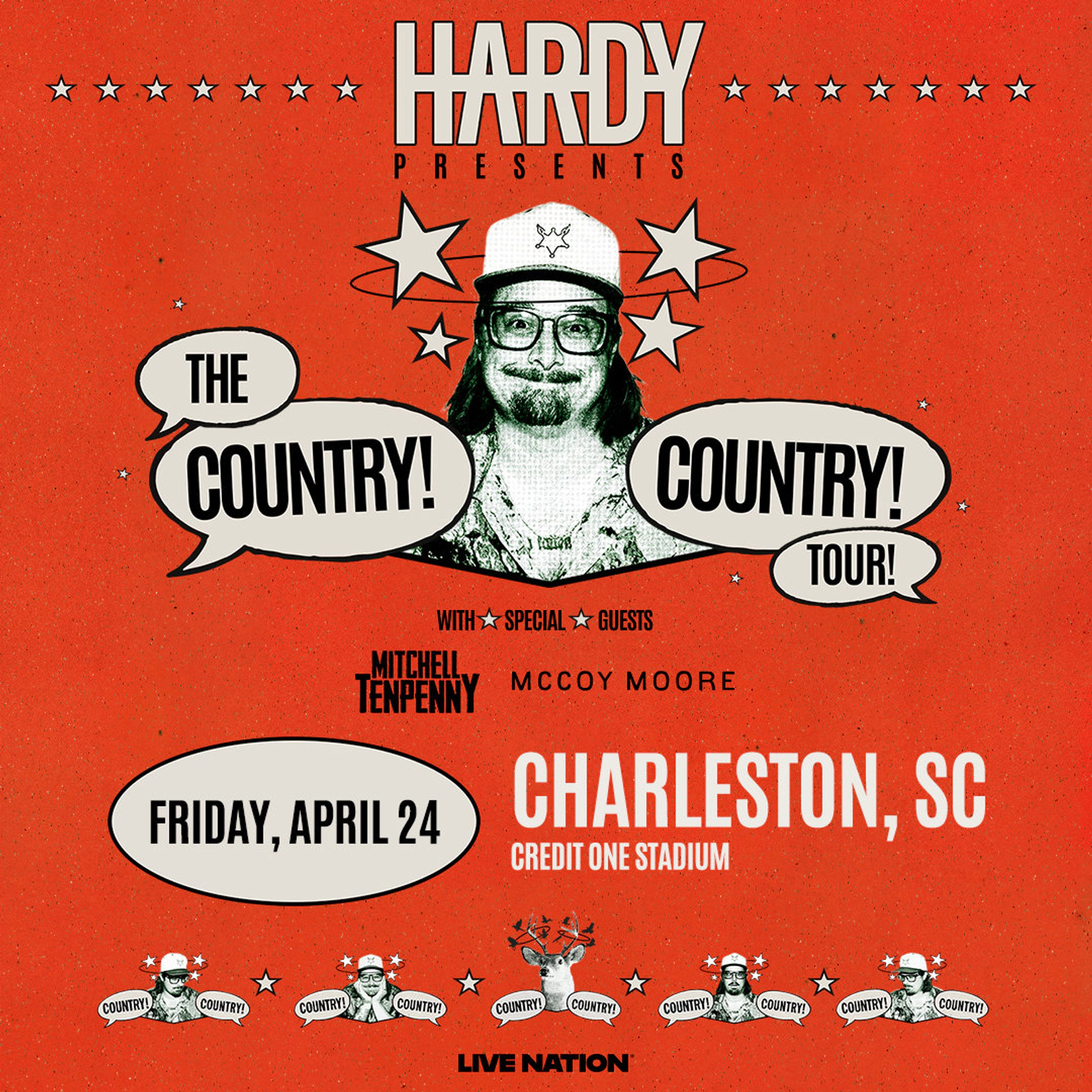 HARDY THE COUNTRY! COUNTRY! TOUR! @ CREDIT ONE STADIUM