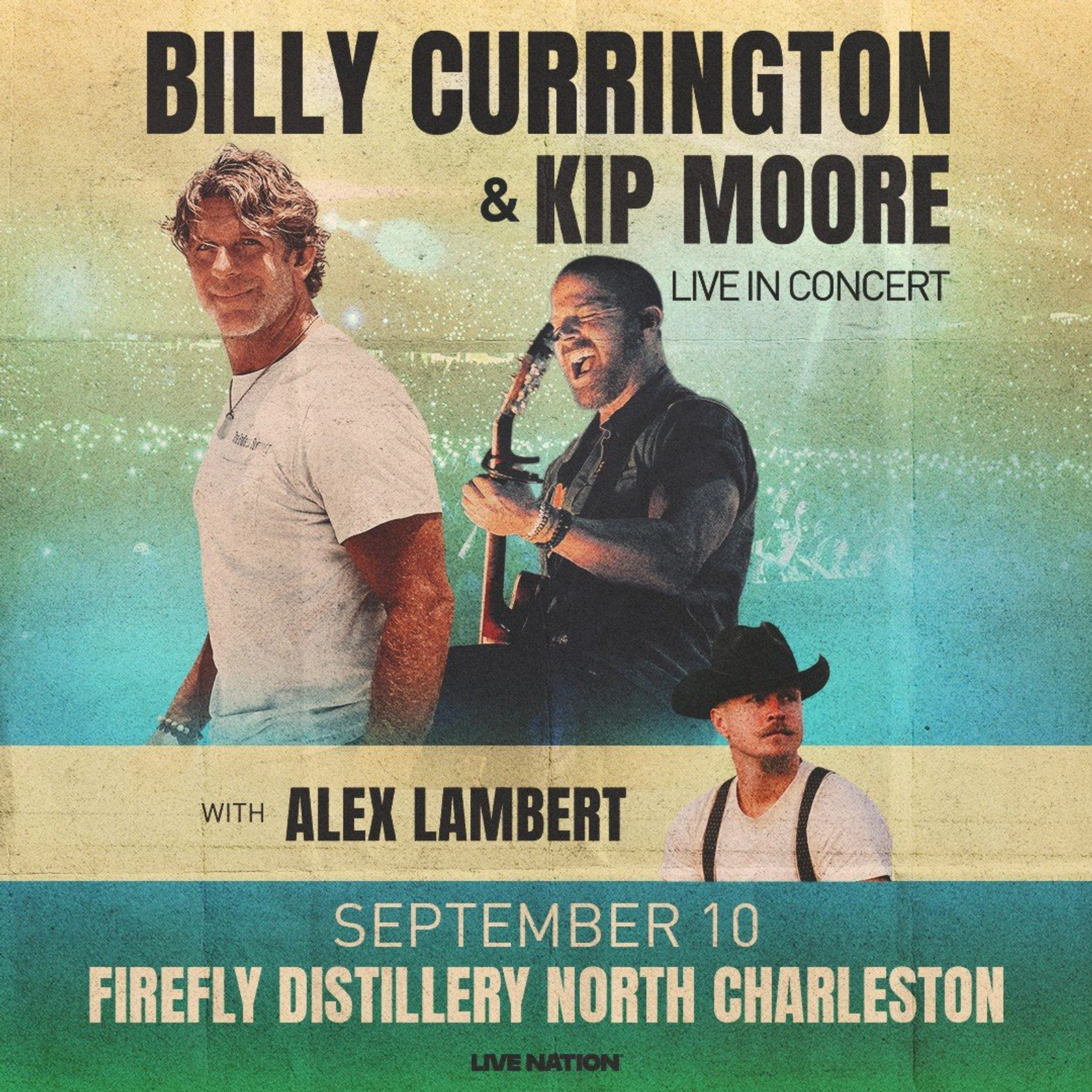 Billy Currington and Kip Moore at the Firefly Distillery 9/10!