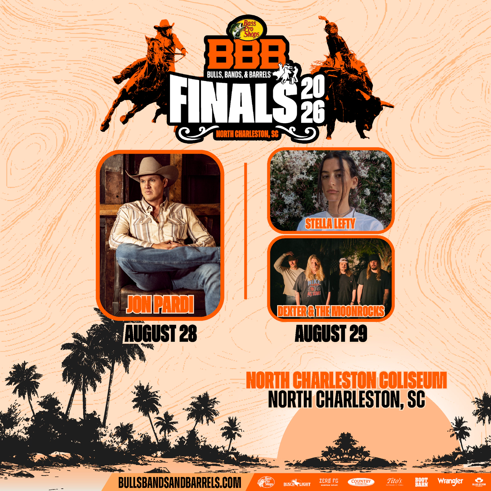 Bulls, Bands, & Barrels at the North Charleston Coliseum 8/28-8/29