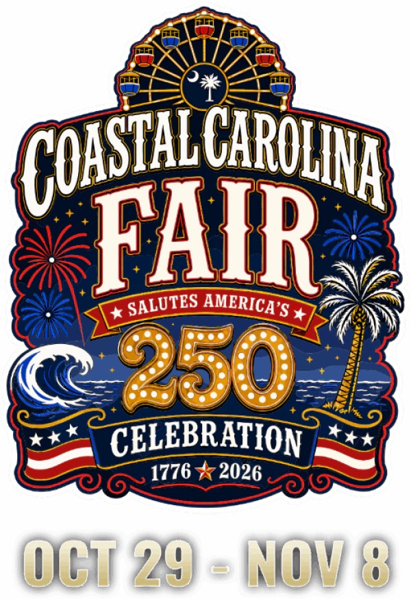 Go to the Exchange Park Coastal Carolina Fair October 29th-Nov 8th!