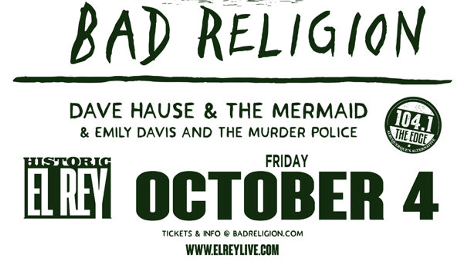 Win Bad Religion Tickets - Thumbnail Image