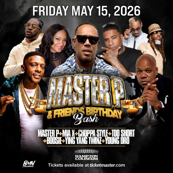 Go To Our Instagram Page For Your Chance to Win A Pair of Tickets to Master P!
