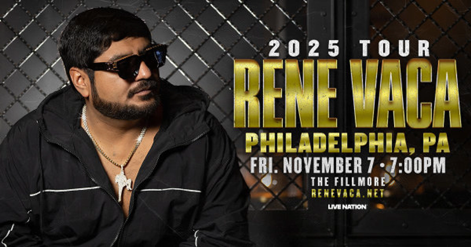 ¡Gana entradas para ver a Rene Vaca en el Fillmore el 7 de noviembre!