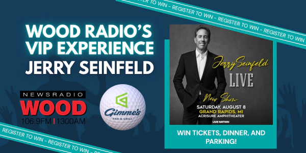 Win the Gimme's VIP Experience for Jerry Seinfeld!