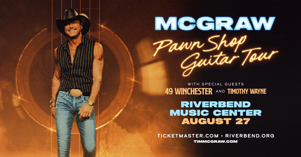 Win last minute tickets to see Tim Mcgraw live in Cincy