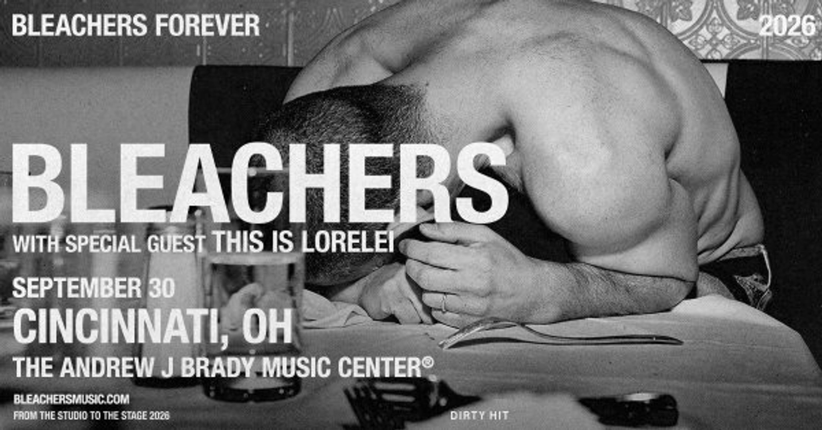 [WIN TICKETS] BLEACHERS @ ANDREW J BRADY MUSIC CENTER