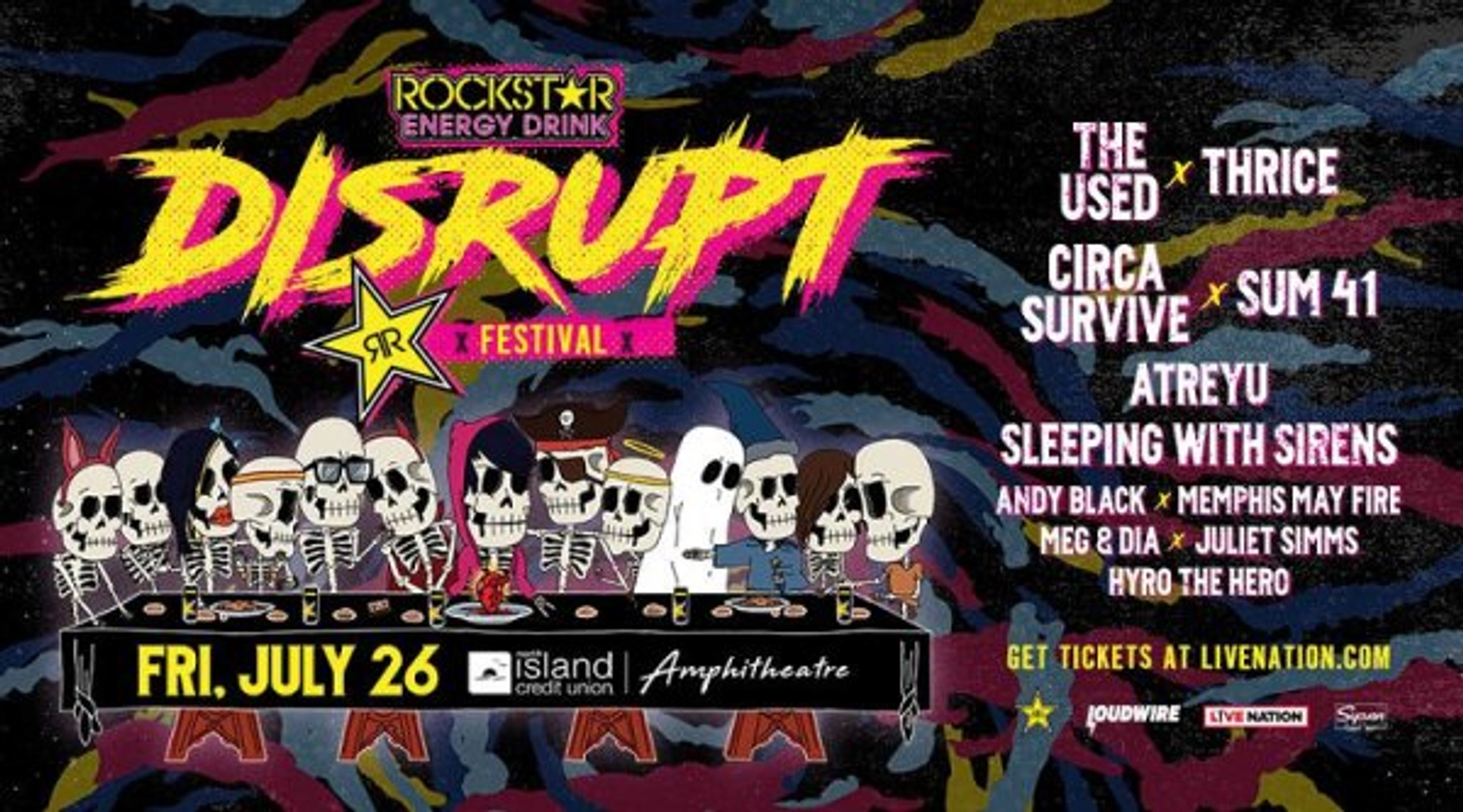  Win Rockstar Energy Drink DISRUPT Festival Tickets  - Thumbnail Image