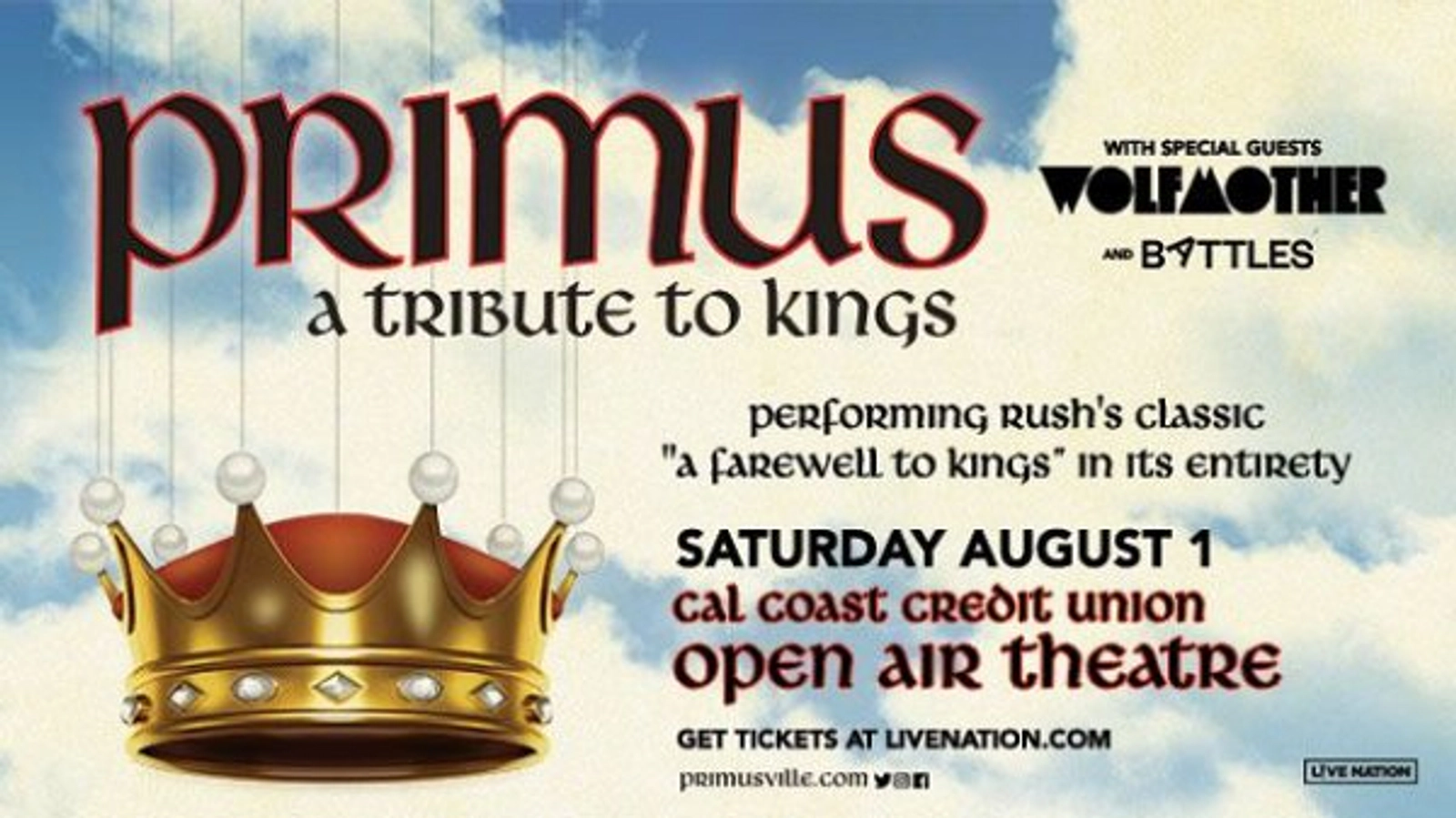 Win Primus + Wolfmother Tickets - Thumbnail Image