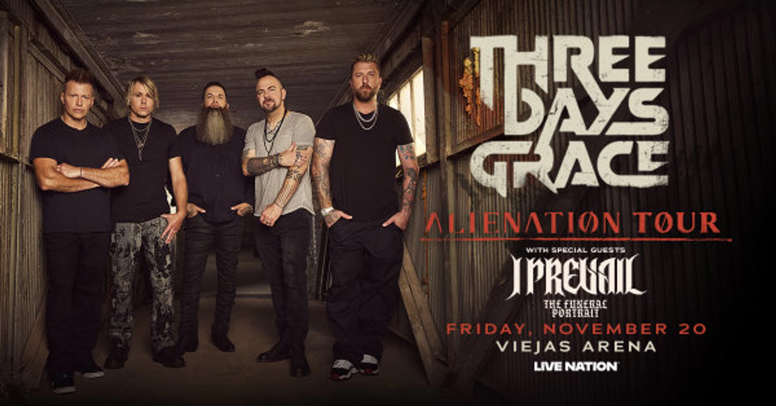 Win Tickets To See Three Days Grace