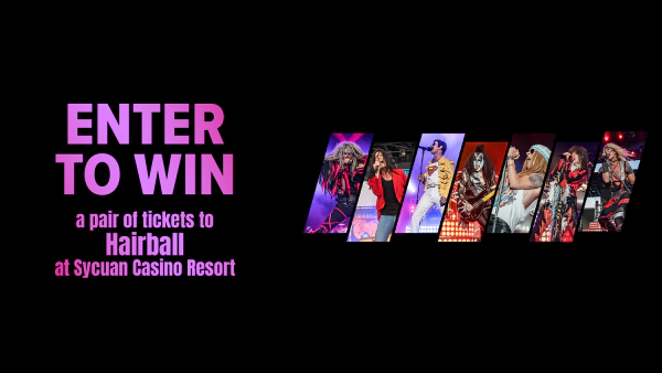 Win a pair of tickets to Hairball at Sycuan Casino Resort